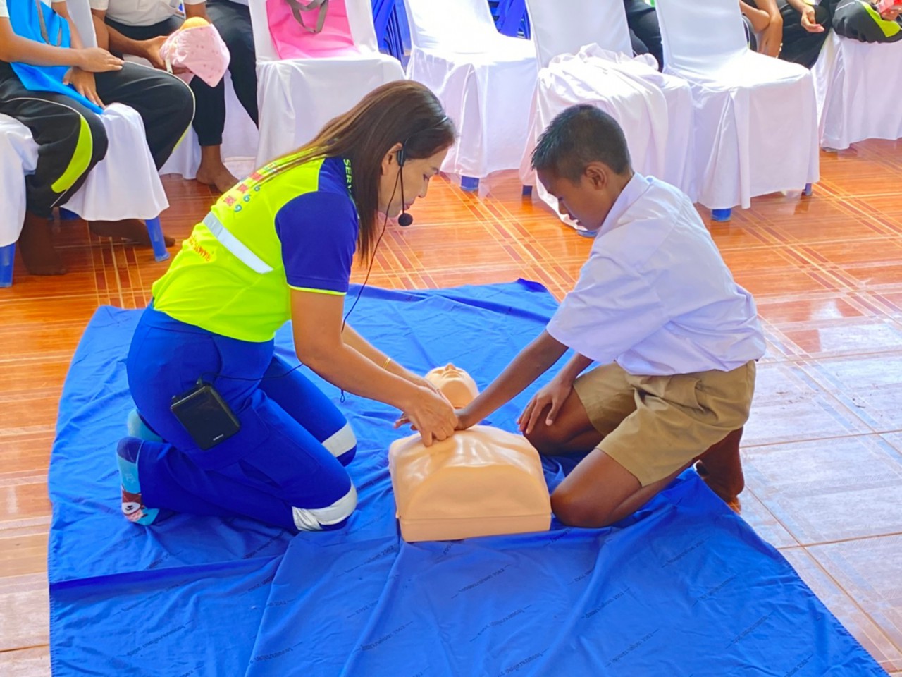 โครงการอบรมปฐมพยาบาลเบื้อต้นและช่วยชีวิตขั้นพื้นฐาน (CPR)